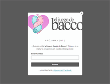 Tablet Screenshot of eljuegodebacco.com
